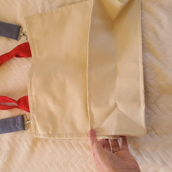 YOU MAKE ME SMILE canvas tote - Picture 3 of 6